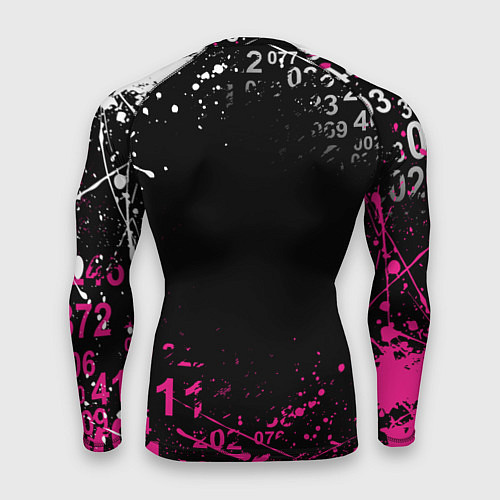 Мужской рашгард Игра в кальмара: Брызги красок / 3D-принт – фото 2