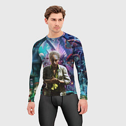 Рашгард мужской MushroomTrip, цвет: 3D-принт — фото 2