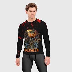 Рашгард мужской Кукурузное чучело, цвет: 3D-принт — фото 2