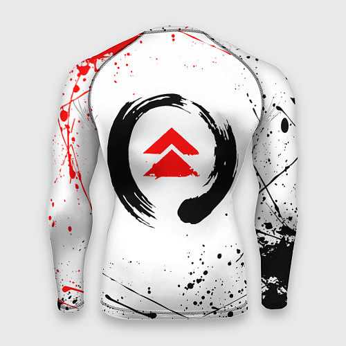 Мужской рашгард GHOST OF TSUSHIMA ПРИЗРАК ЦУСИМЫ КРАСНОЕ СОЛНЦЕ / 3D-принт – фото 2
