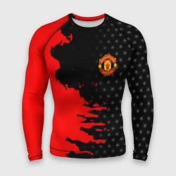 Рашгард мужской МАНЧЕСТЕР ЮНАЙТЕД FCMU MANCHESTER UNITED RED DEVIL, цвет: 3D-принт