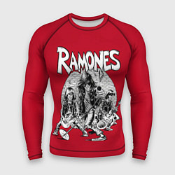 Рашгард мужской BW Ramones, цвет: 3D-принт