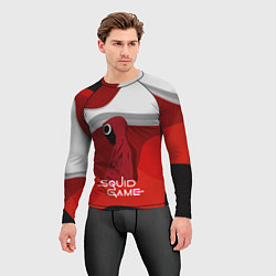 Рашгард мужской Игра в кальмара, цвет: 3D-принт — фото 2