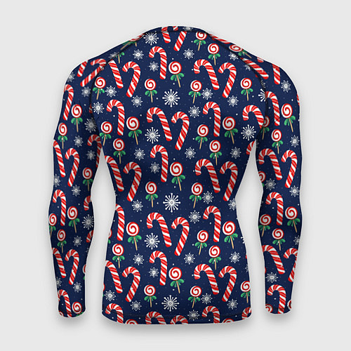 Мужской рашгард Christmas Candy / 3D-принт – фото 2