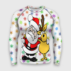 Мужской рашгард Счастливого всем Рождества