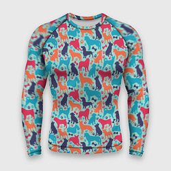 Рашгард мужской Собаковод разные породы собак, цвет: 3D-принт