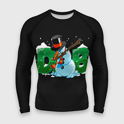 Рашгард мужской Classic Dab SnowMan, цвет: 3D-принт