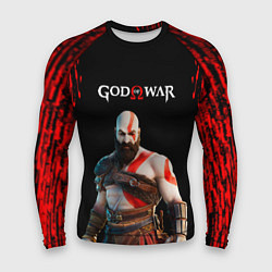 Рашгард мужской God of War красные разводы, цвет: 3D-принт
