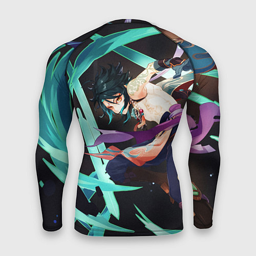 Мужской рашгард СЯО ВОЛНЫ, GENSHIN IMPACT / 3D-принт – фото 2