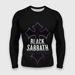 Рашгард мужской Black Sabbat Cross, цвет: 3D-принт
