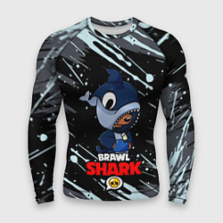 Мужской рашгард BRAWL STARS SHARK БРЫЗГИ КРАСОК