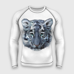 Рашгард мужской Взгляд белого тигра, цвет: 3D-принт