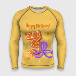 Рашгард мужской Третий день рождения, цвет: 3D-принт