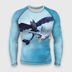 Рашгард мужской Фурии летят в облаках, цвет: 3D-принт