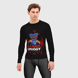 Рашгард мужской 3D Хаги ваги Huggy Wuggy Poppy Playtime, цвет: 3D-принт — фото 2