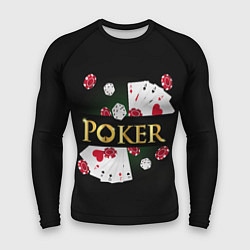 Рашгард мужской Покер POKER, цвет: 3D-принт