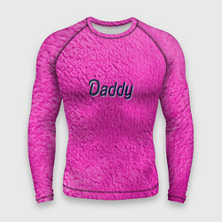 Рашгард мужской Daddy pink, цвет: 3D-принт