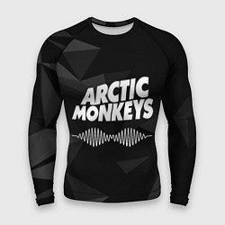 Мужской рашгард Arctic Monkeys Серая Геометрия