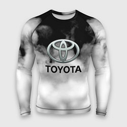 Рашгард мужской Toyota облако, цвет: 3D-принт