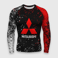 Рашгард мужской Mitsubishi Logo auto, цвет: 3D-принт