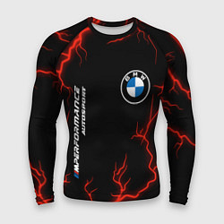 Рашгард мужской BMW Autosport Молнии, цвет: 3D-принт