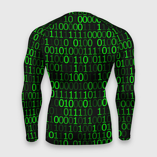 Мужской рашгард Бинарный Код Binary Code / 3D-принт – фото 2