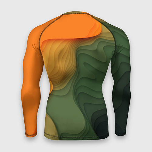 Мужской рашгард Голова самурайского тигра / 3D-принт – фото 2