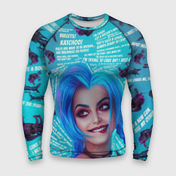 Мужской рашгард БЕЗУМНАЯ ДЖИНКС CRAZY JINX