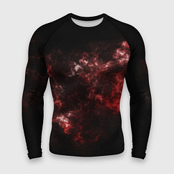 Рашгард мужской Красный космос Red space, цвет: 3D-принт