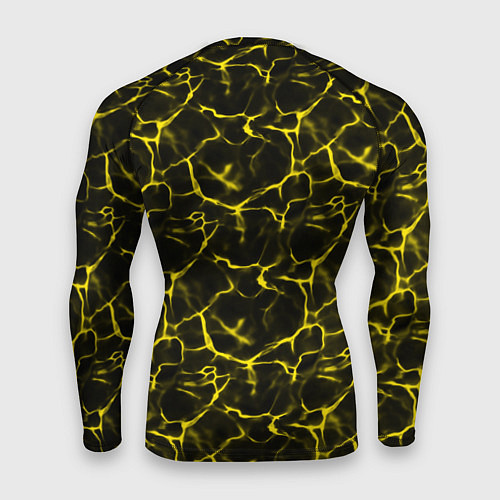 Мужской рашгард Yellow Ripple Желтая Рябь / 3D-принт – фото 2