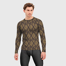 Рашгард мужской Monogramm Pattern Dope Camo Dope Street Market, цвет: 3D-принт — фото 2