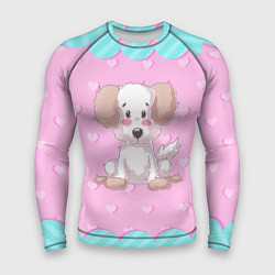 Рашгард мужской Маленький милый щенок детский, цвет: 3D-принт