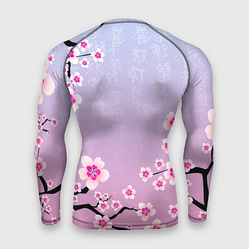 Мужской рашгард ASTRO ЦВЕТЫ САКУРЫ / 3D-принт – фото 2
