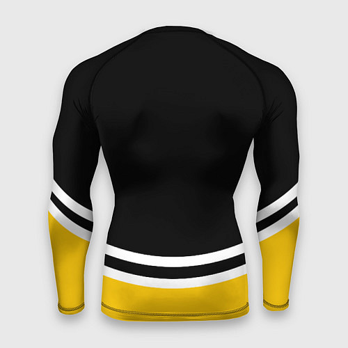 Мужской рашгард Pittsburgh Penguins Питтсбург Пингвинз / 3D-принт – фото 2