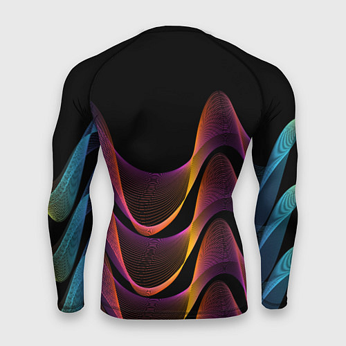 Мужской рашгард Fashion pattern Neon Milano / 3D-принт – фото 2
