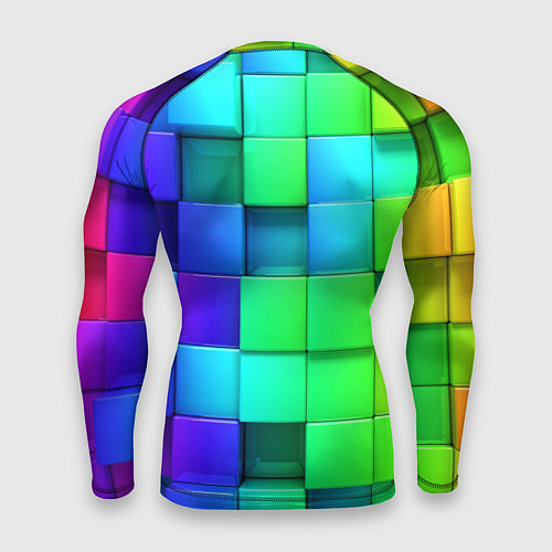 Мужской рашгард Color geometrics pattern Vanguard / 3D-принт – фото 2