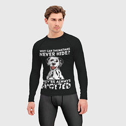 Рашгард мужской Собака Далматинец, цвет: 3D-принт — фото 2