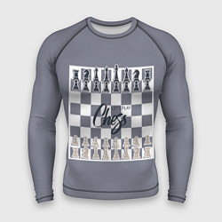 Мужской рашгард Lets play chess