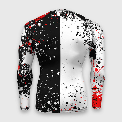 Мужской рашгард Dead by daylight брызги красок / 3D-принт – фото 2