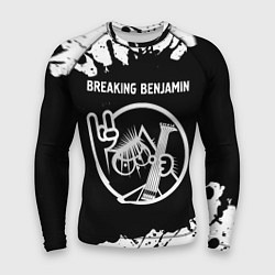 Рашгард мужской Breaking Benjamin КОТ Брызги, цвет: 3D-принт
