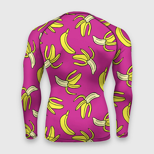 Мужской рашгард Banana pattern Summer Color / 3D-принт – фото 2