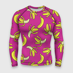 Рашгард мужской Banana pattern Summer Color, цвет: 3D-принт