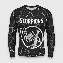 Рашгард мужской Scorpions КОТ Трещины, цвет: 3D-принт