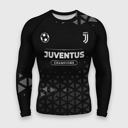 Рашгард мужской Juventus Форма Champions, цвет: 3D-принт