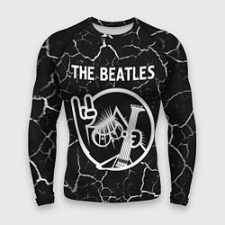 Рашгард мужской The Beatles - КОТ - Трещины, цвет: 3D-принт