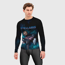 Рашгард мужской Stellaris космический корабль, цвет: 3D-принт — фото 2