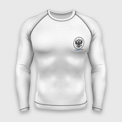 Рашгард мужской Russia White Collection 20222023, цвет: 3D-принт