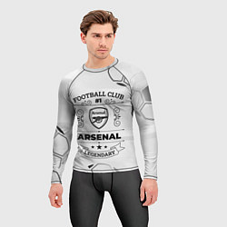Рашгард мужской Arsenal Football Club Number 1 Legendary, цвет: 3D-принт — фото 2