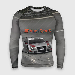 Мужской рашгард Audi Sport Racing Team Short Track Car Racing Авто