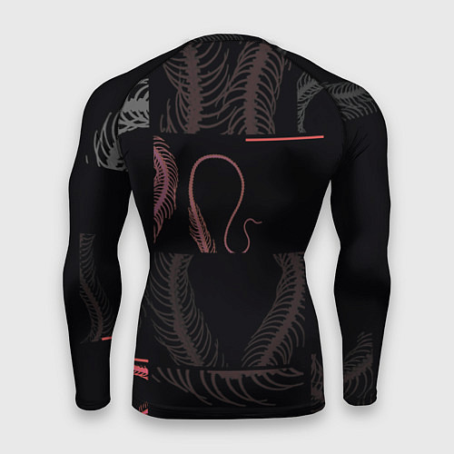 Мужской рашгард Скелет змеи Snake skeleton / 3D-принт – фото 2